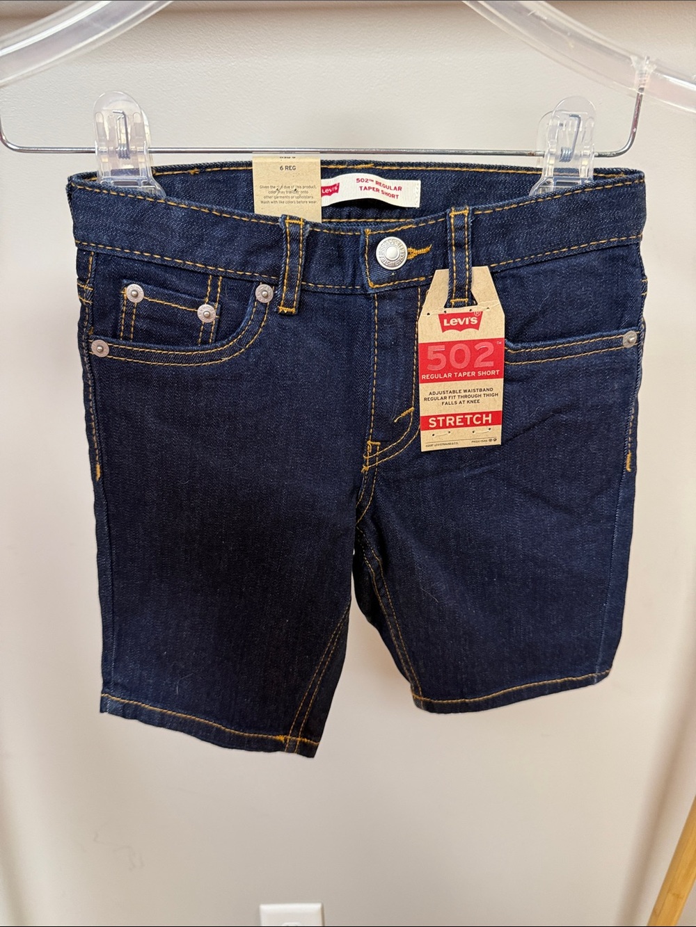 Levi's Dark Indigo Denim Shorts